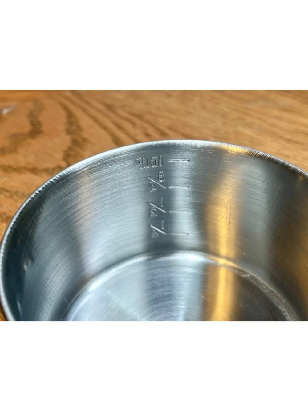 Vintage Revere Ware Copper Bottom Measuring Cup: 1-Cup Stainless Steel